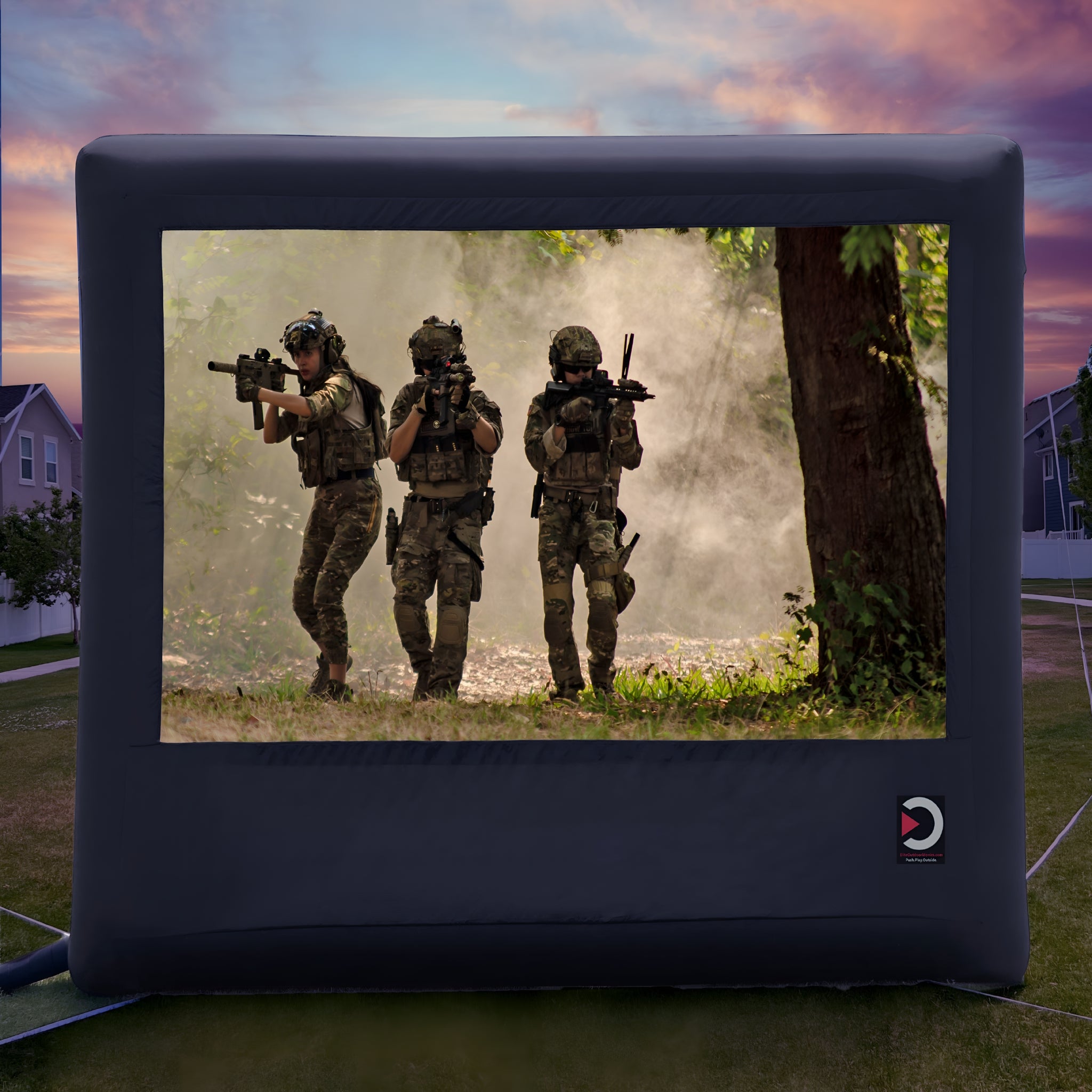 Elite Outdoor Movies 10' Home Outdoor Cinema System