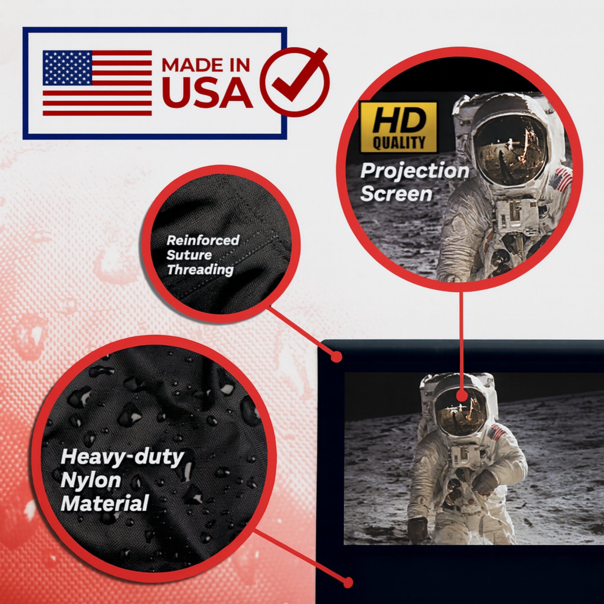 Elite Outdoor Movies 17' Home Outdoor Cinema System