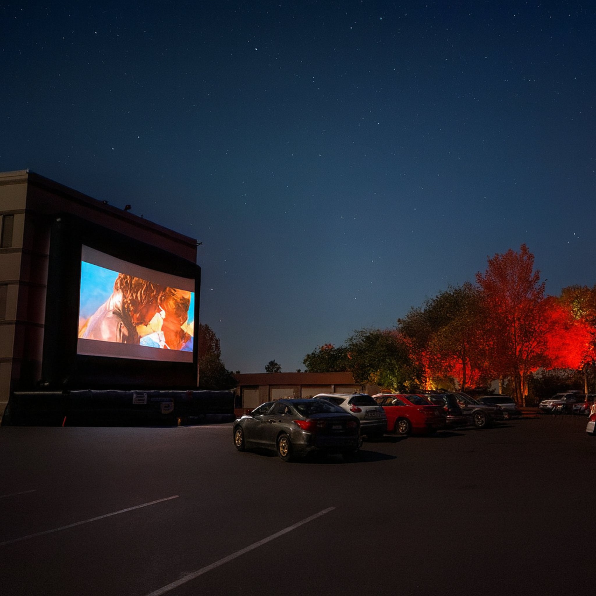 Elite Outdoor Movies Platinum 32' Inflatable Screen