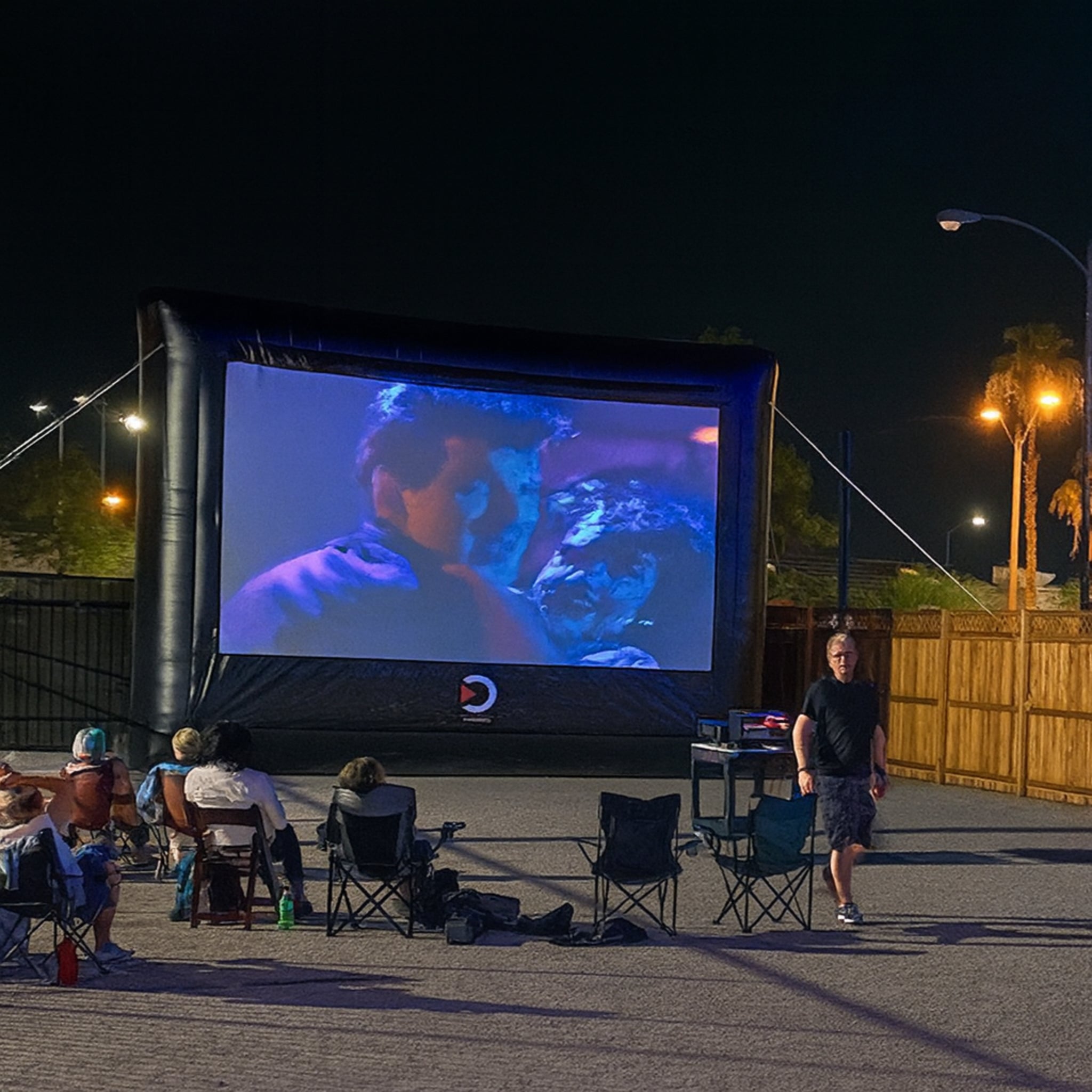 Elite Outdoor Movies 20' Professional Outdoor Cinema System