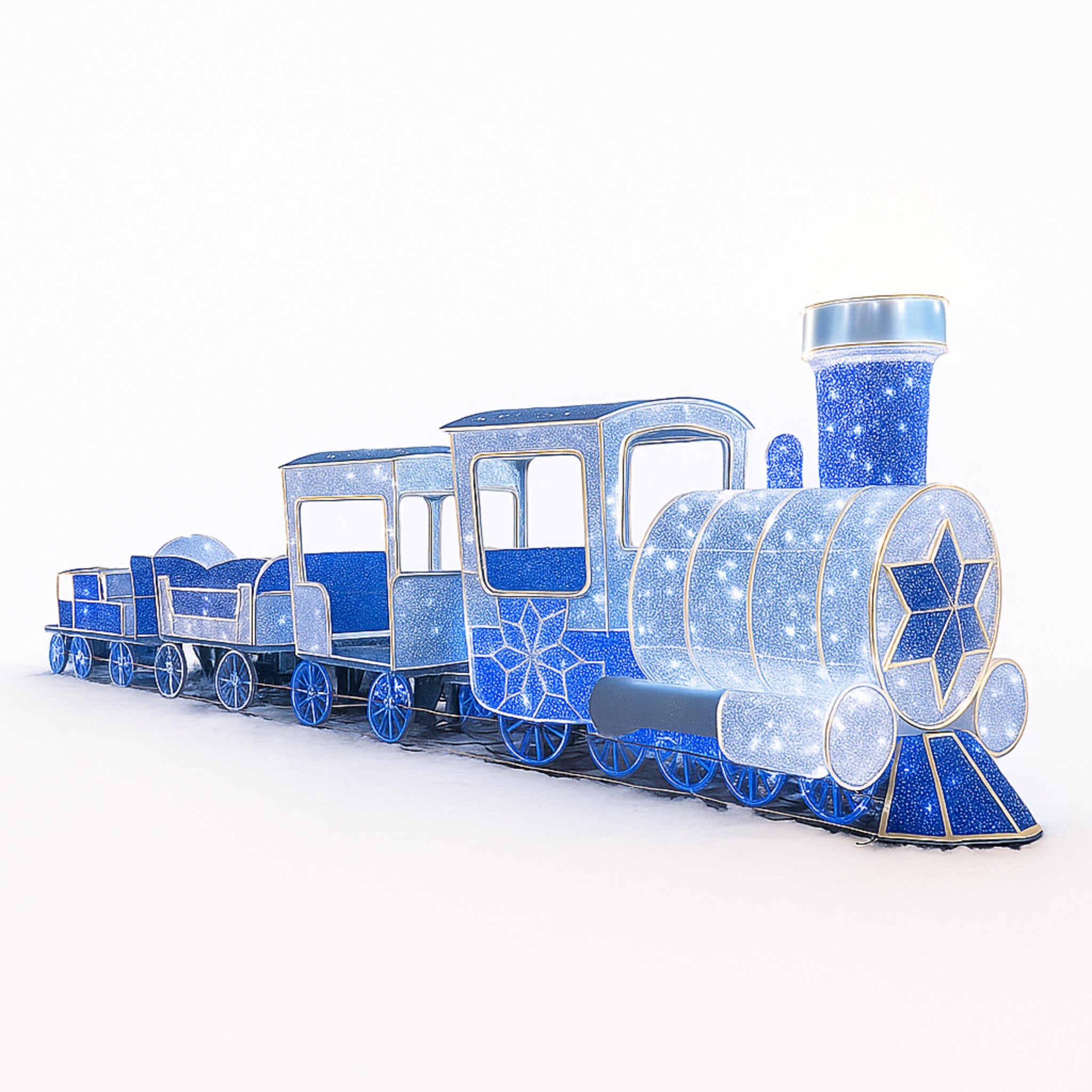 Giant Pre-Lit LED Train