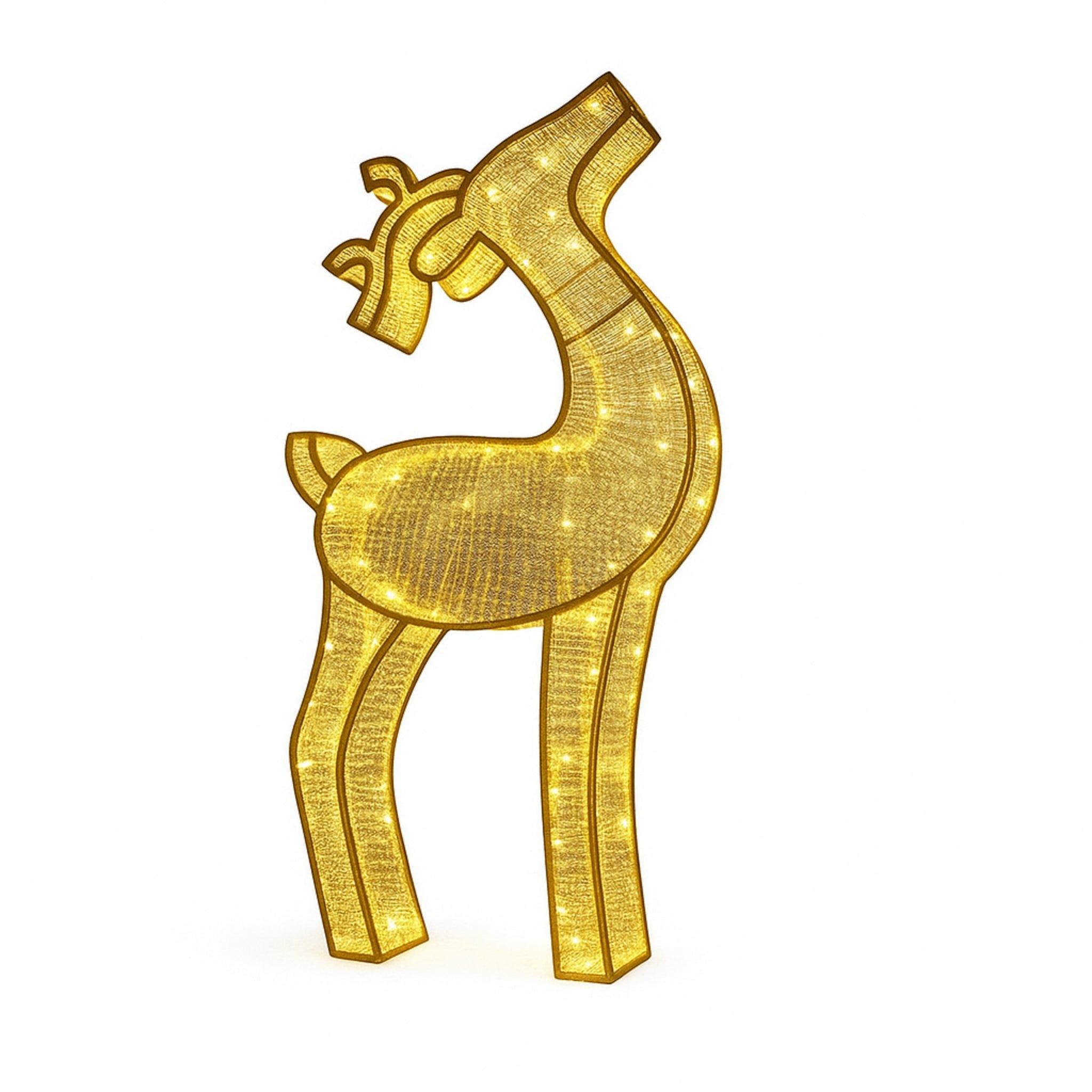 Giant Pre-Lit Reindeer - Warm White