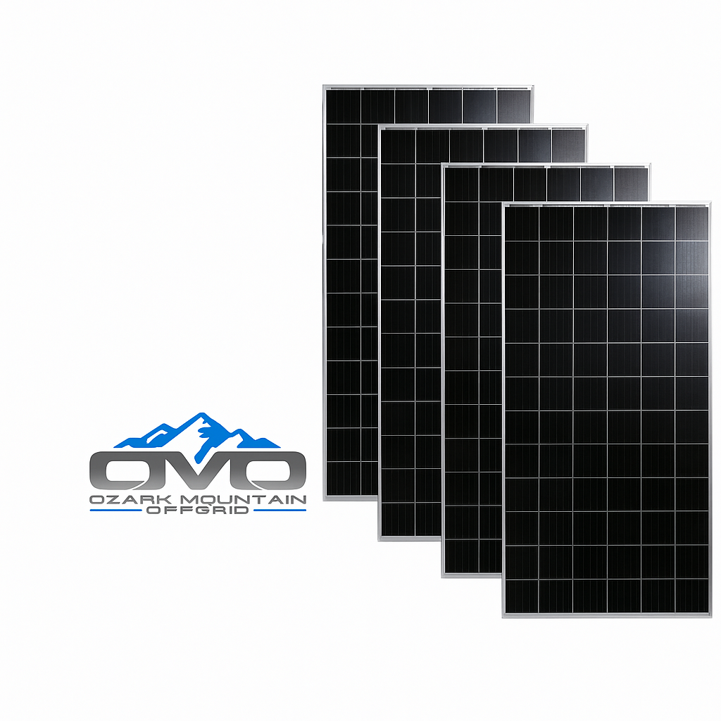 16' Expanded Model Enclosed SOLAR POWERED Offgrid Self-Sufficient Trailer - BASE MODEL w Expanded 10K Split Phase 120V/240V OMO E-Line Inverter + 10.24kWh OMO E-Line Lithium Battery