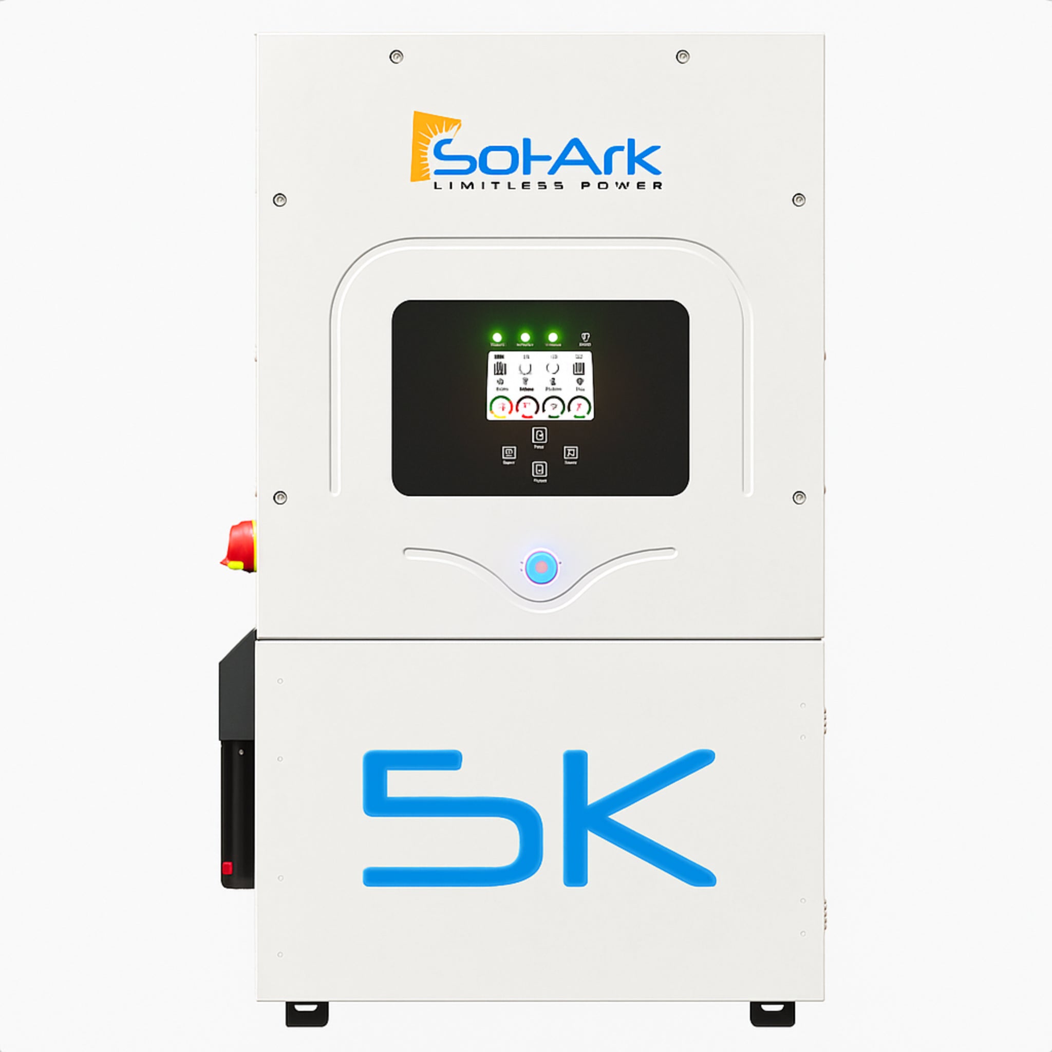 2.2KW Complete Offgrid Solar Kit + 5K Sol-Ark Inverter + 5.12KW OMO 48V Patriot Lithium Battery + 2.2KW Solar with Roof Mounting Rails and Wiring