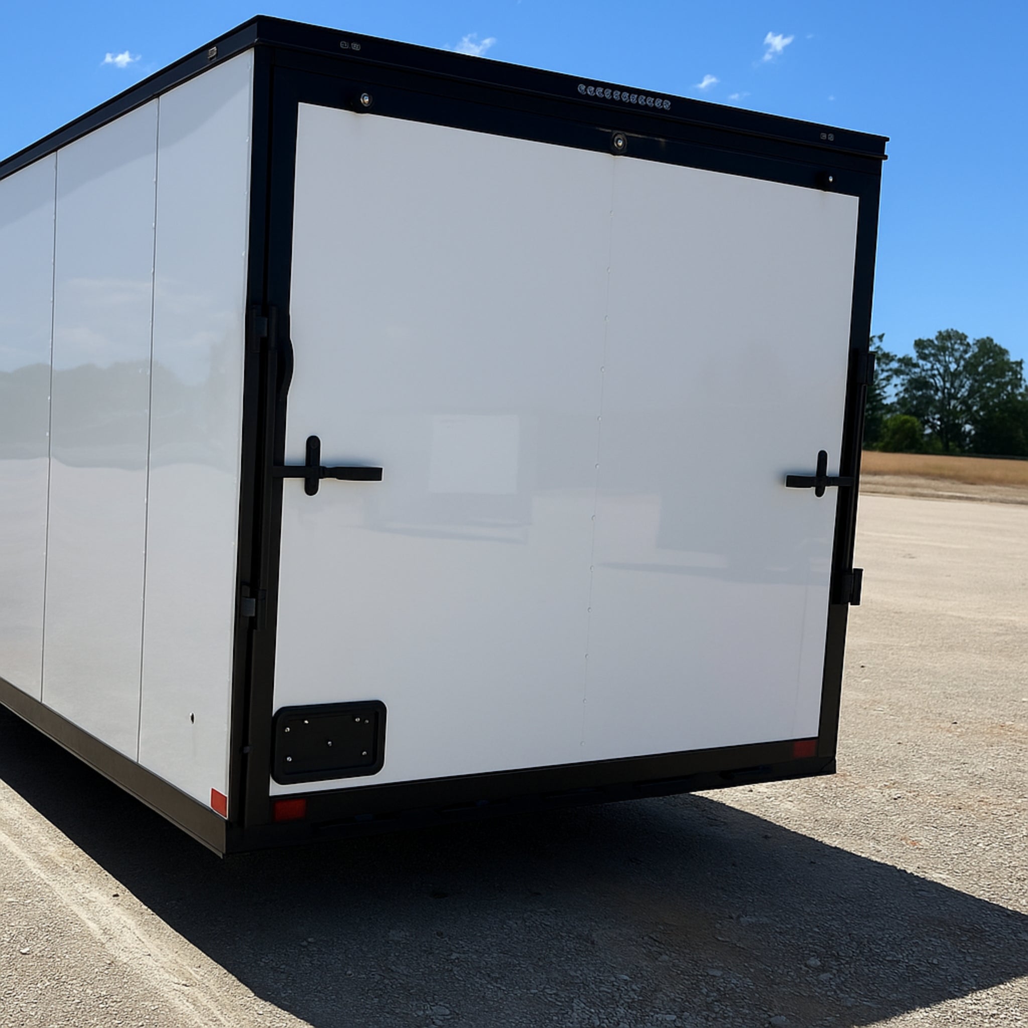 28' Enclosed SOLAR POWERED Offgrid Self-Sufficient Trailer - SOL-ARK 15K with OMO 32K Freedom Lithium Battery