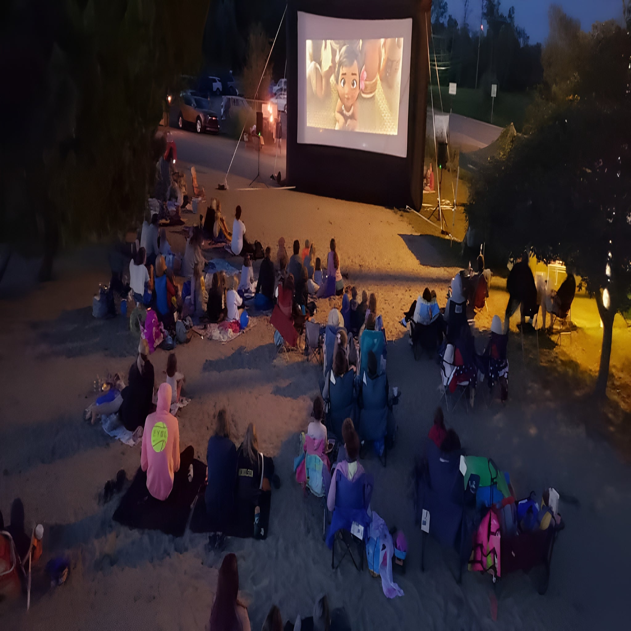 Elite Outdoor Movies Home 20' Inflatable Screen