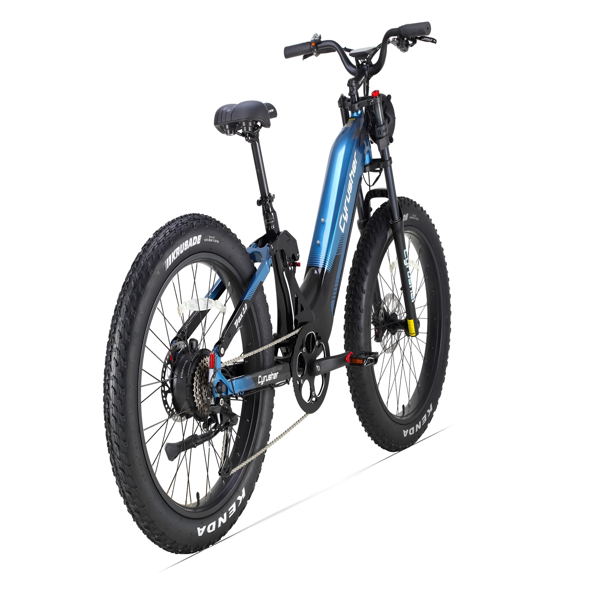 Cyrusher Trax 2.0 Step-Thru Full-Suspension E-Bike