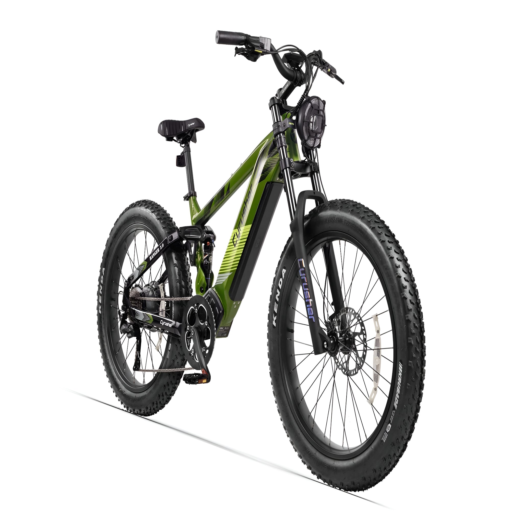Cyrusher Ranger 2.0 Step-Over Full-Suspension E-Bike