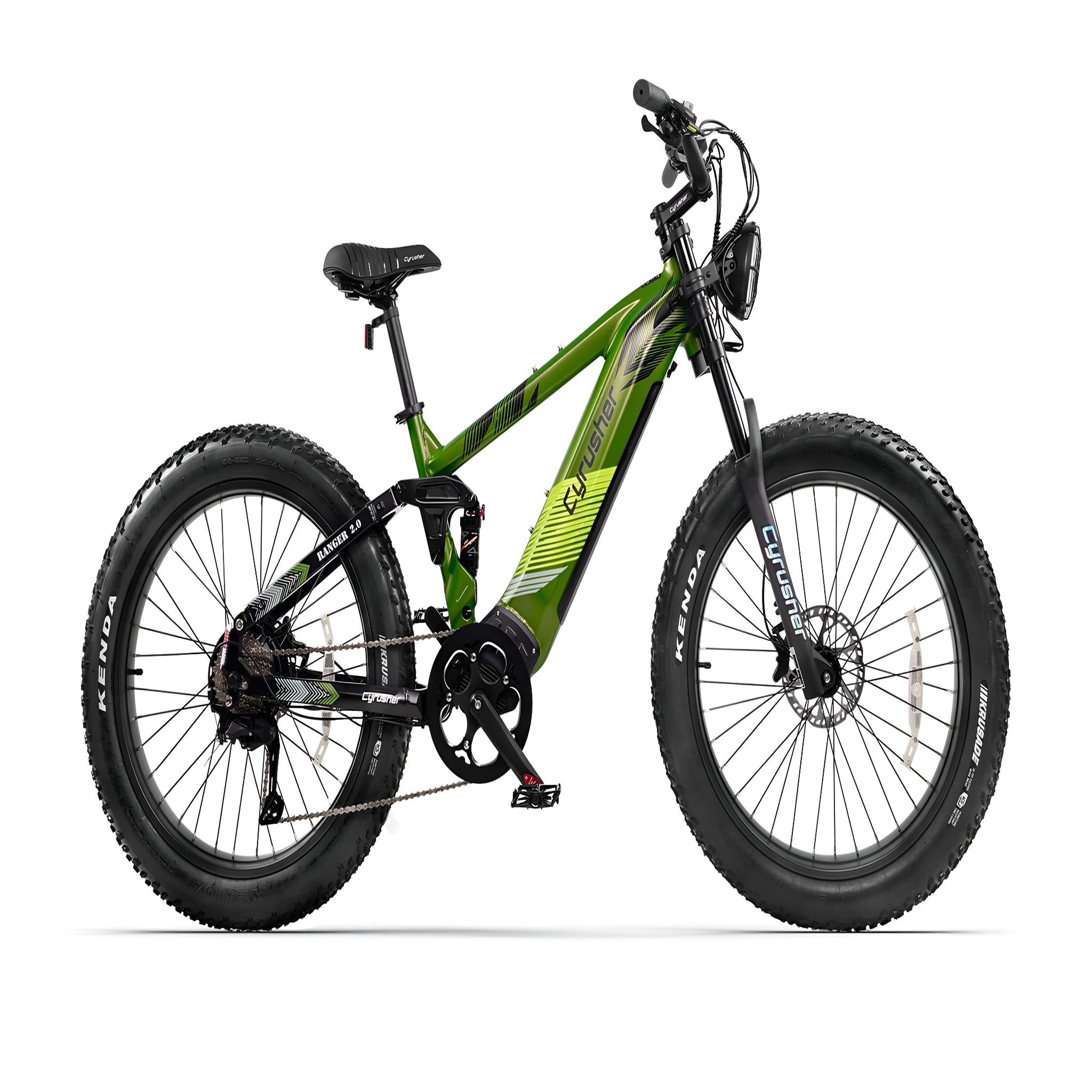 Cyrusher Ranger 2.0 Step-Over Full-Suspension E-Bike