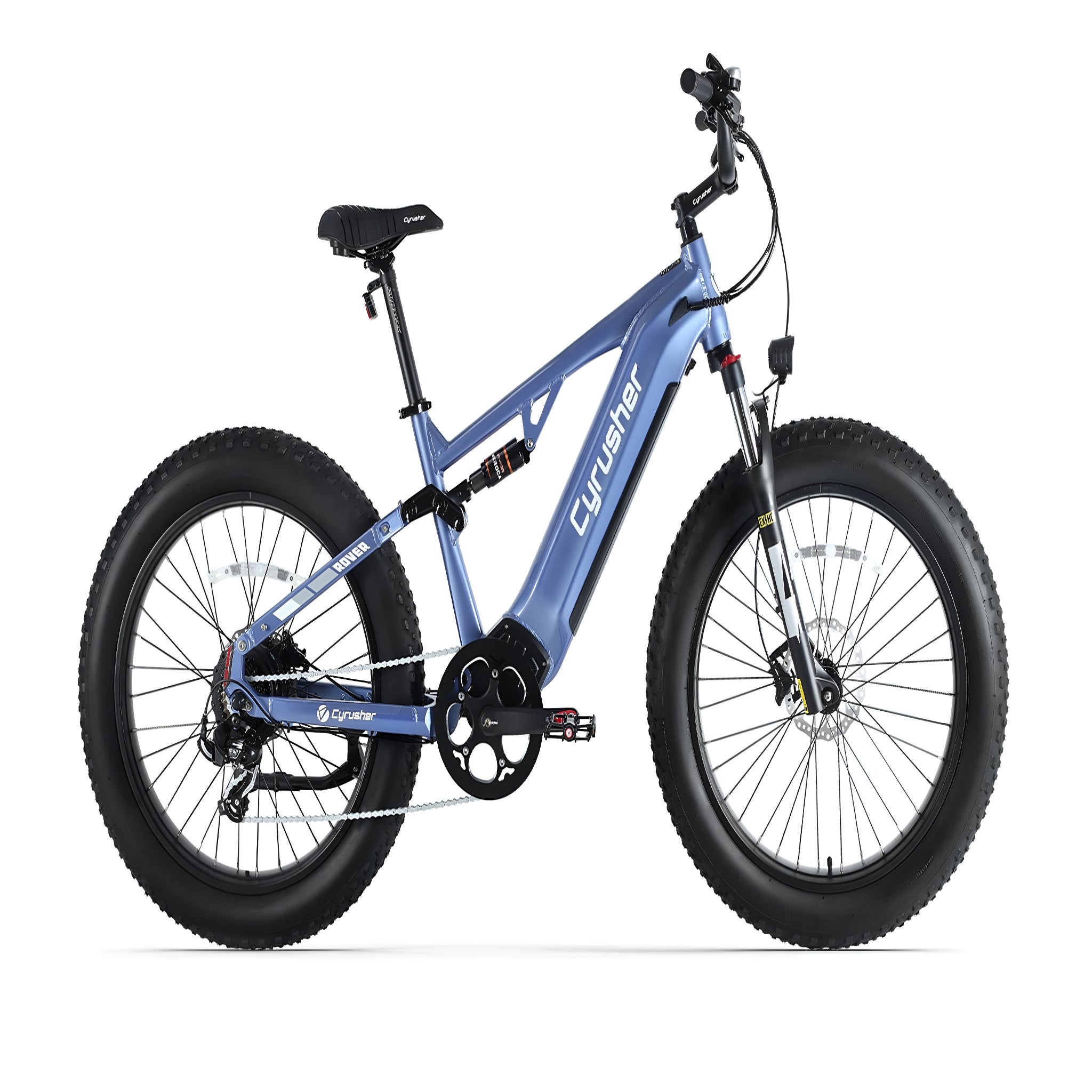 Cyrusher Rover Step-Over Full-Suspension E-Bike