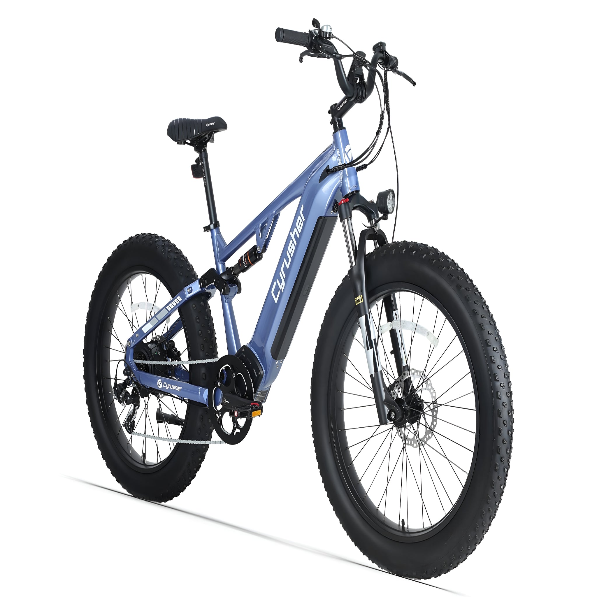 Cyrusher Rover Step-Over Full-Suspension E-Bike