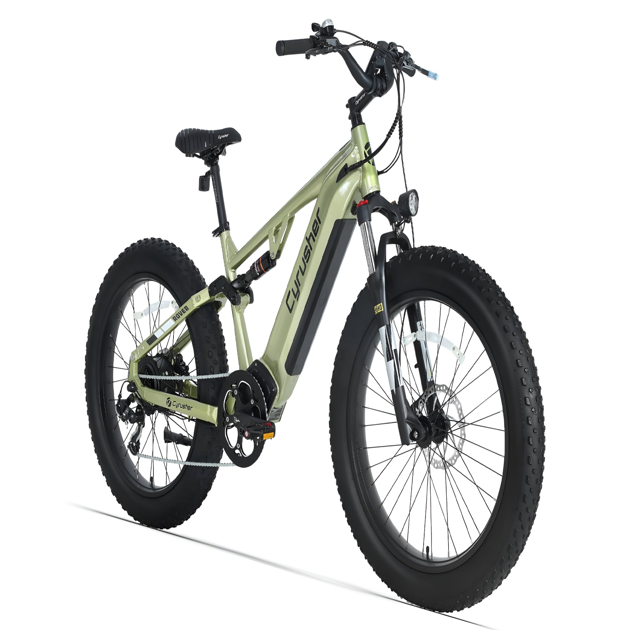 Cyrusher Rover Step-Over Full-Suspension E-Bike