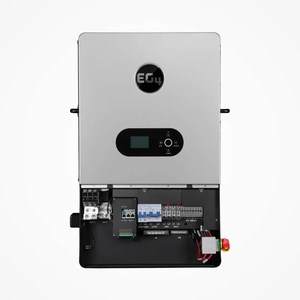 4.4KW Complete Offgrid Solar Kit + 12K EG4 12000XP Inverter + 2x 5.3KW OMO 48V Liberty Lithium Battery + 4.4KW Solar with Roof Mounting Rails and Wiring