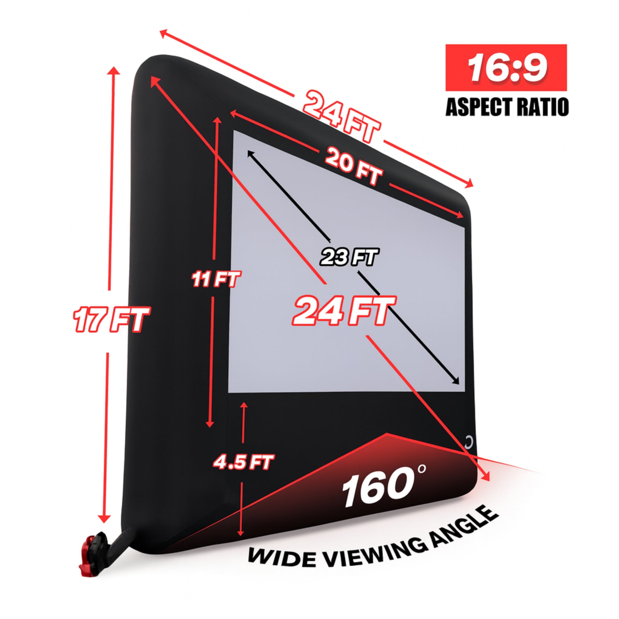 Elite Outdoor Movies 20' Nano Outdoor Cinema System