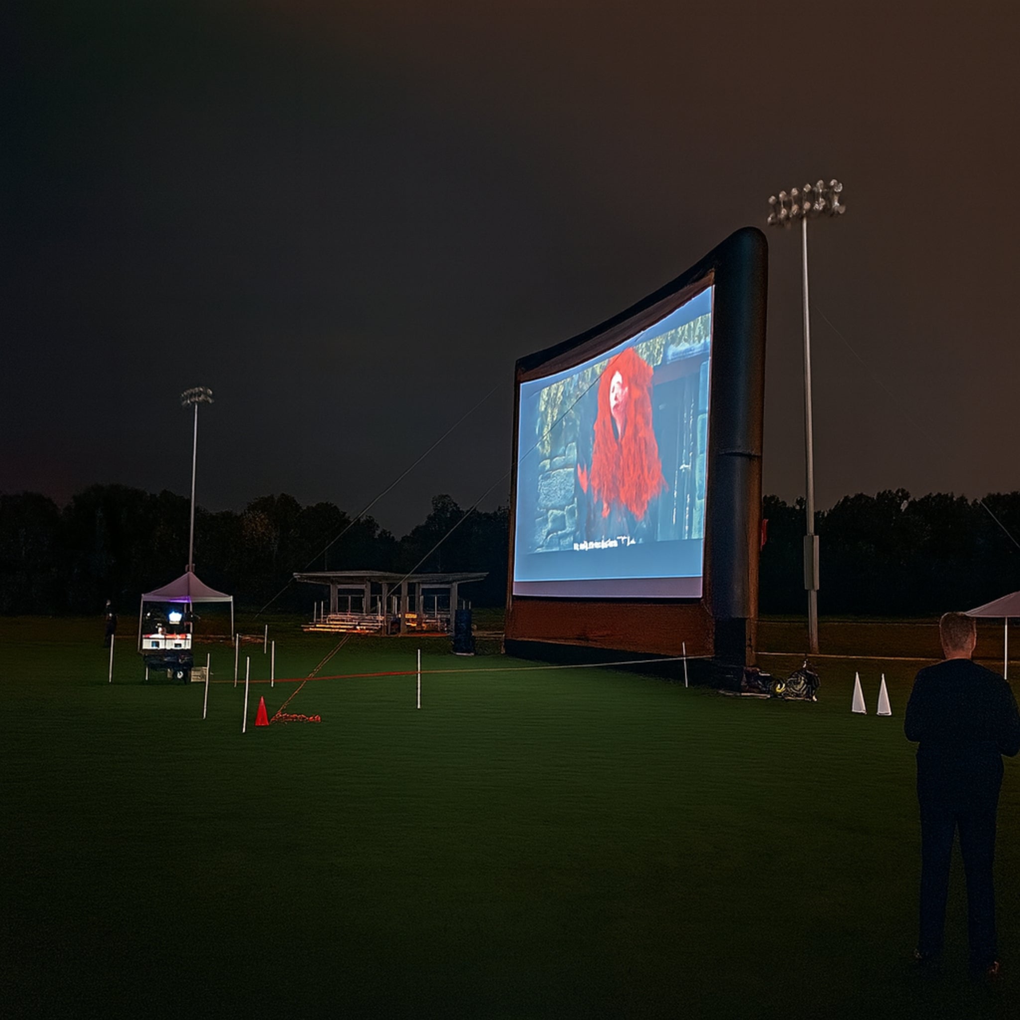 Elite Outdoor Movies Platinum 42' Inflatable Screen