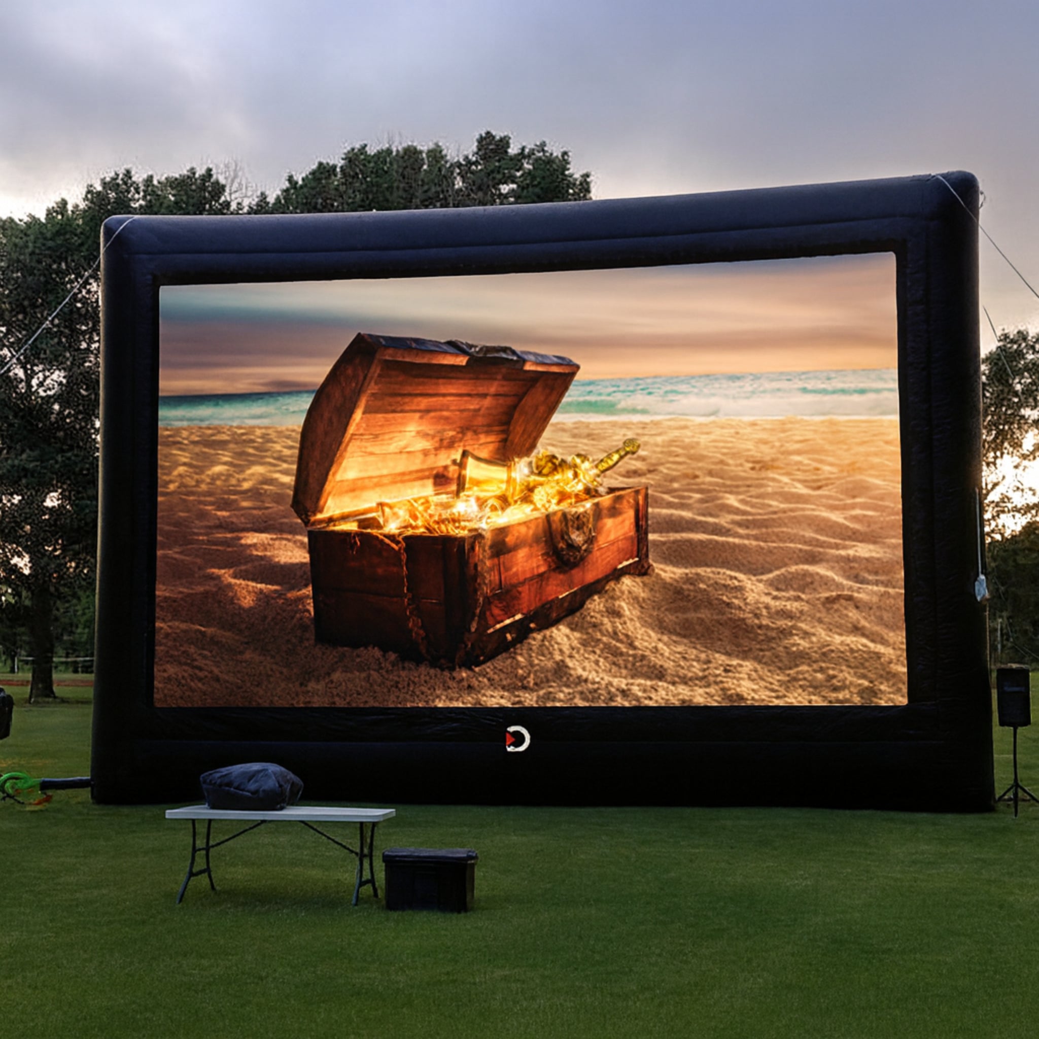 Elite Outdoor Movies Platinum 27' Inflatable Screen