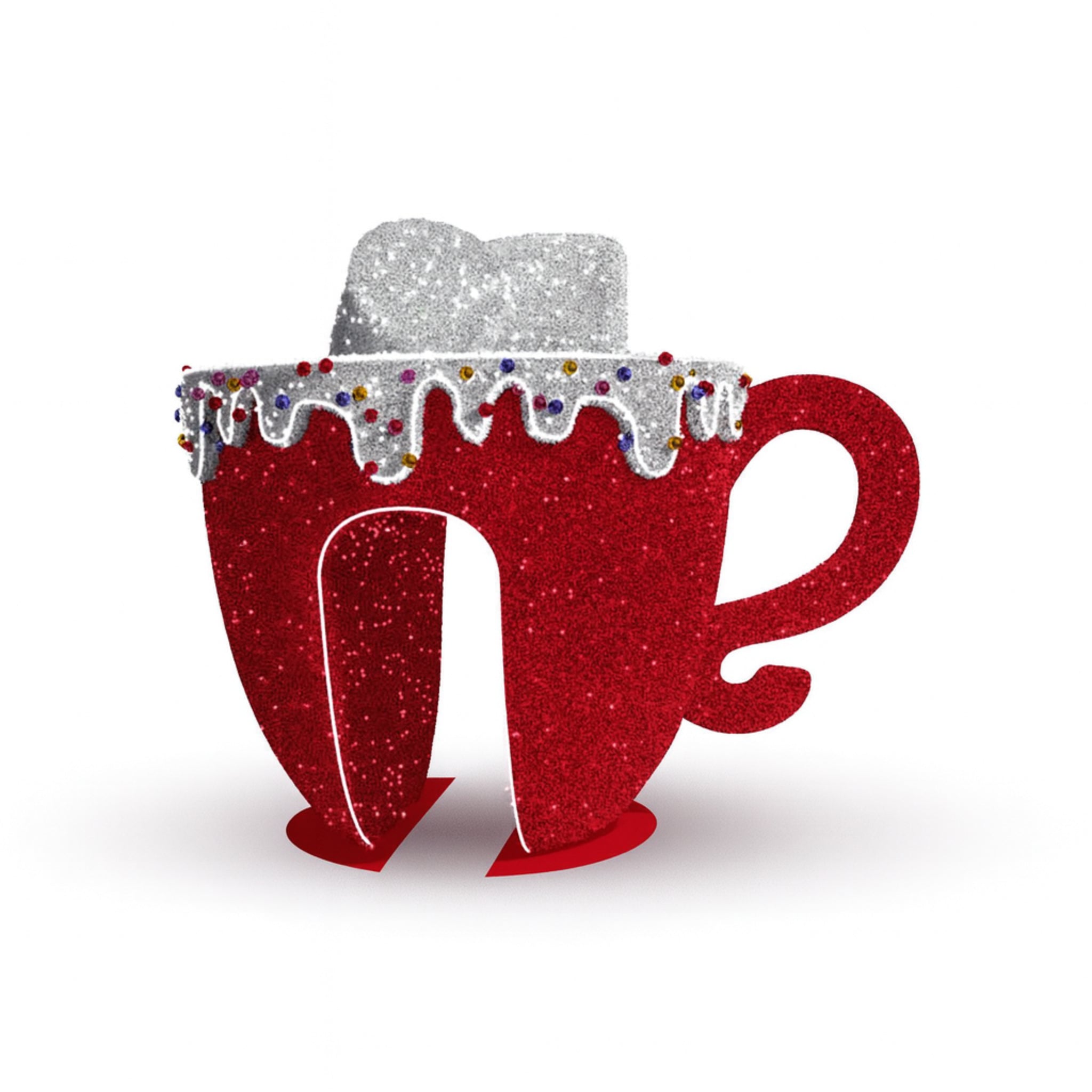 Giant Pre-Lit LED Walk-Through Hot Chocolate Mug