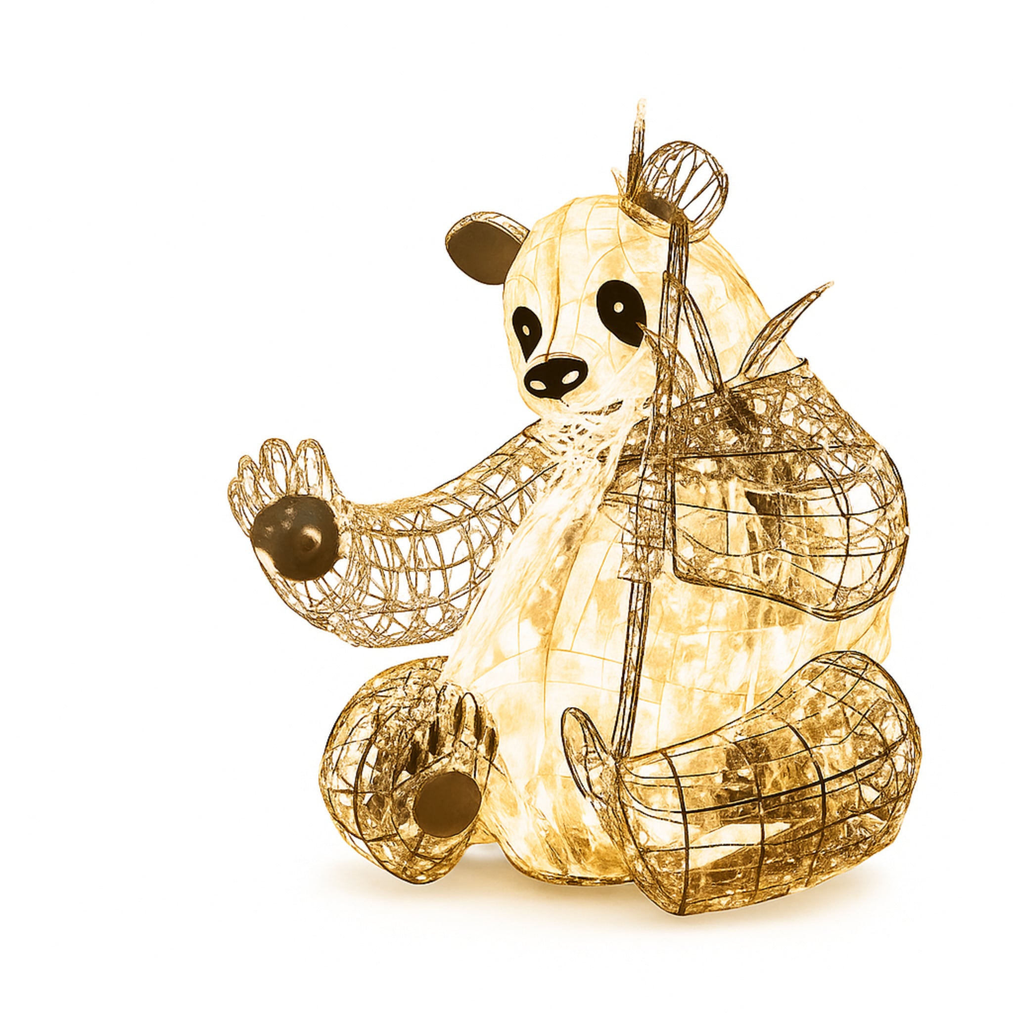 Giant Pre-Lit LED Panda