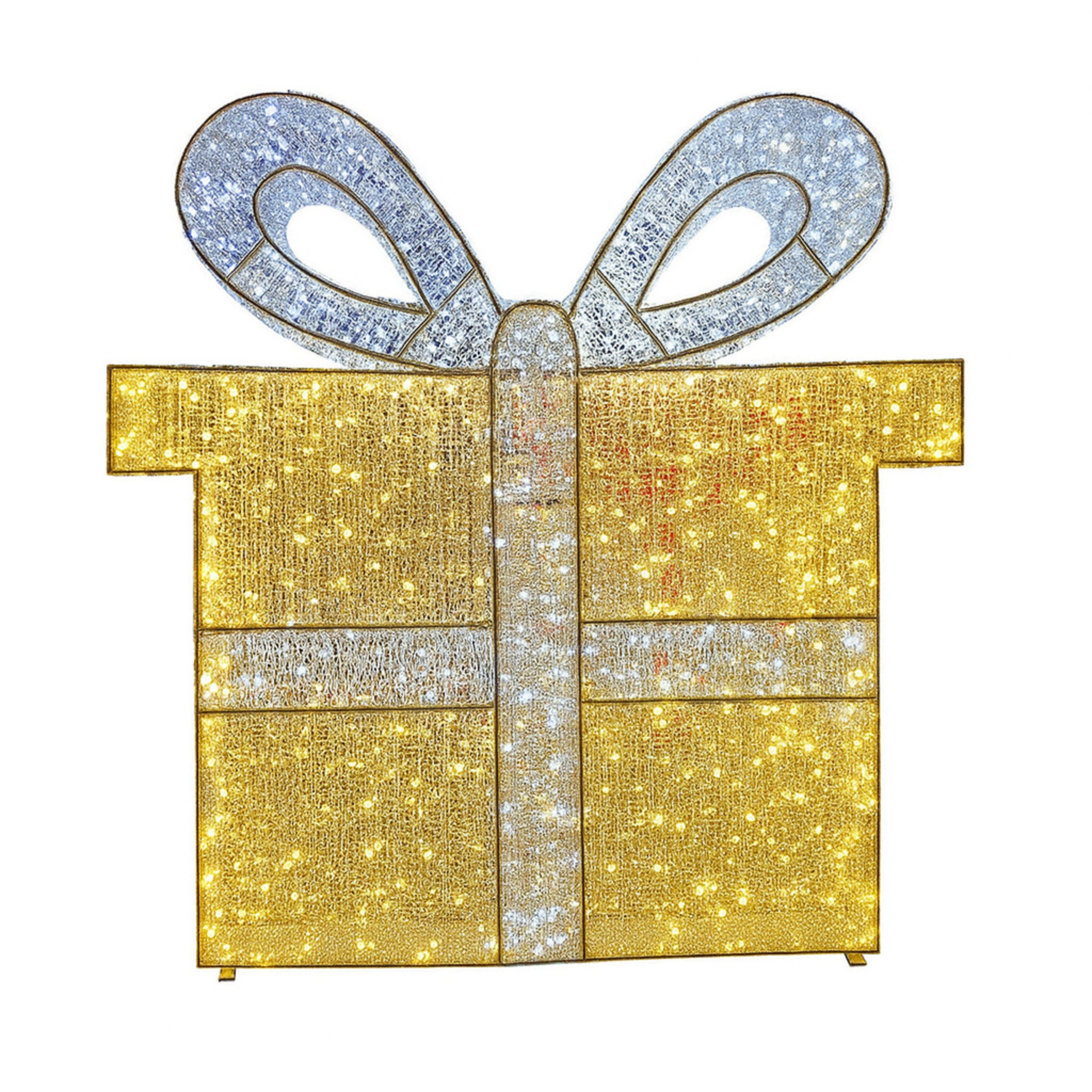 Large LED Christmas Gift Boxes - Commercial Christmas Decorations