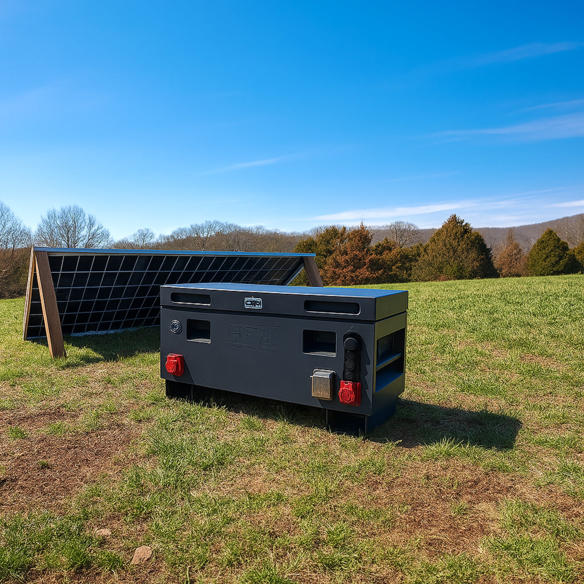 1.1KW Boat Dock Offgrid Solar Kit - Portable with Plug and Play Connections