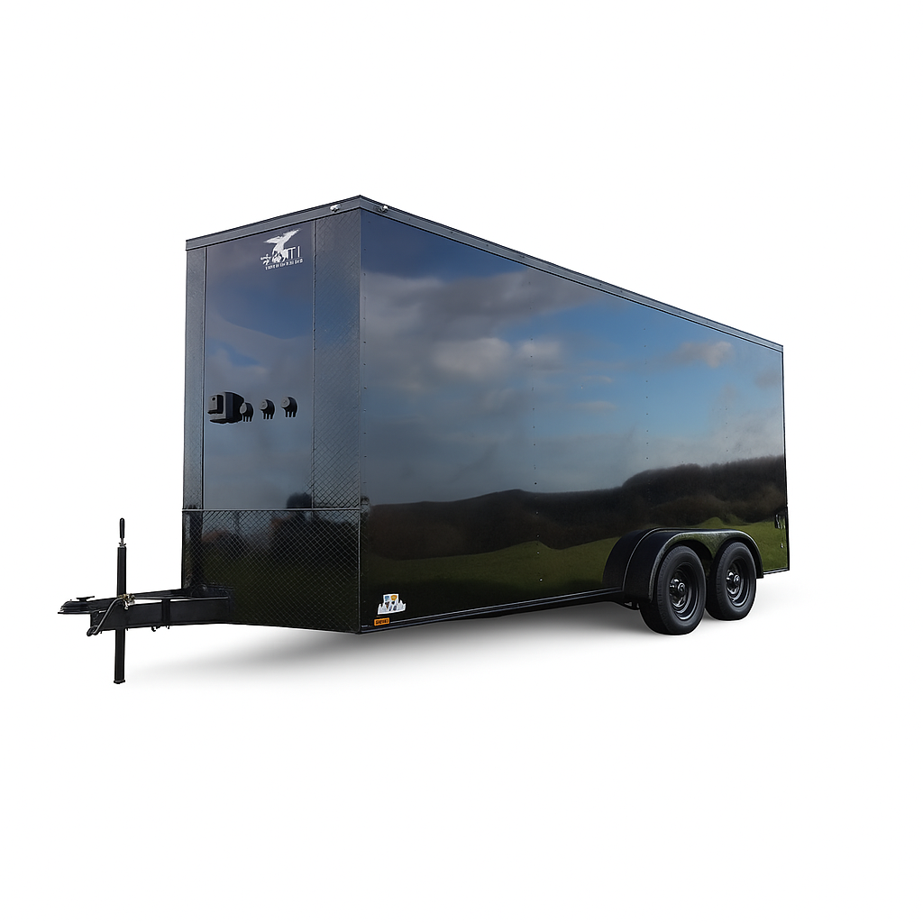 16' Enclosed SOLAR POWERED Offgrid Self-Sufficient Trailer - SOL-ARK 15K Version with 32K Lithium Battery