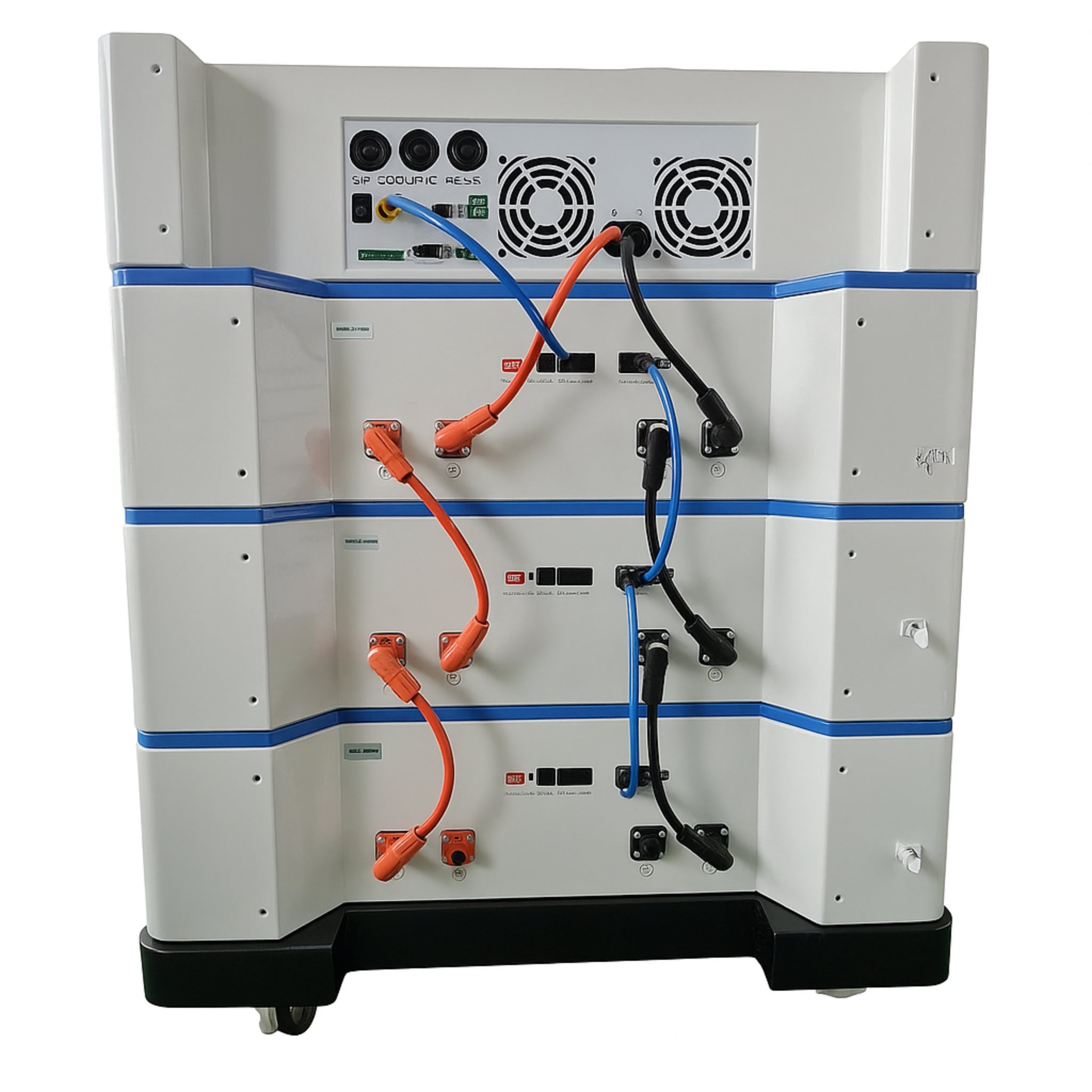 3.3KW OMO All-In-One Customizable Stacking Inverter/Battery System 5500W Inverter + 30.72K Lithium Battery + 3.3KW Solar Roof Mount
