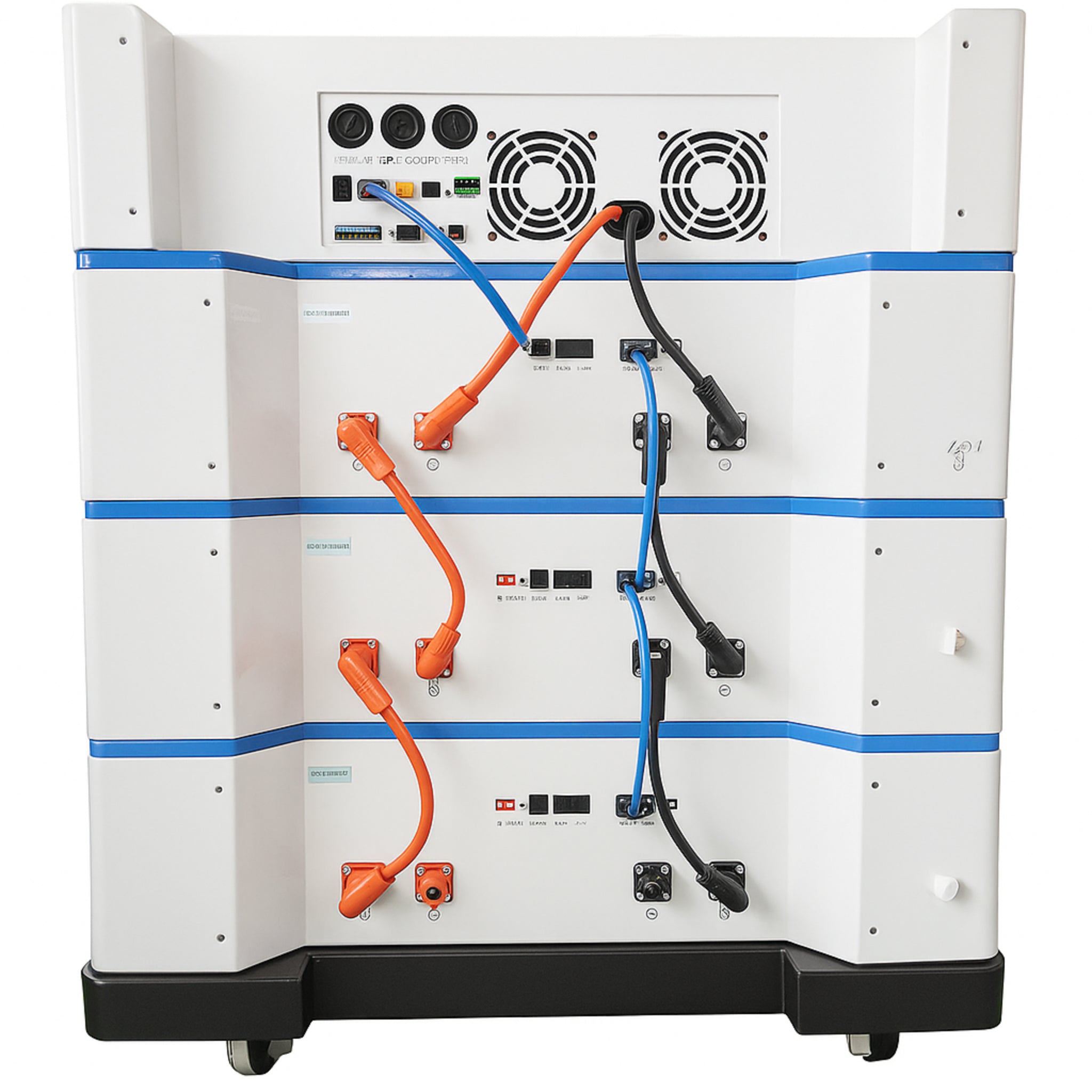 2.2KW OMO All-In-One Customizable Stacking Inverter/Battery System 5500W Inverter + 30.72K Lithium Battery + 2.2KW Solar Roof Mount