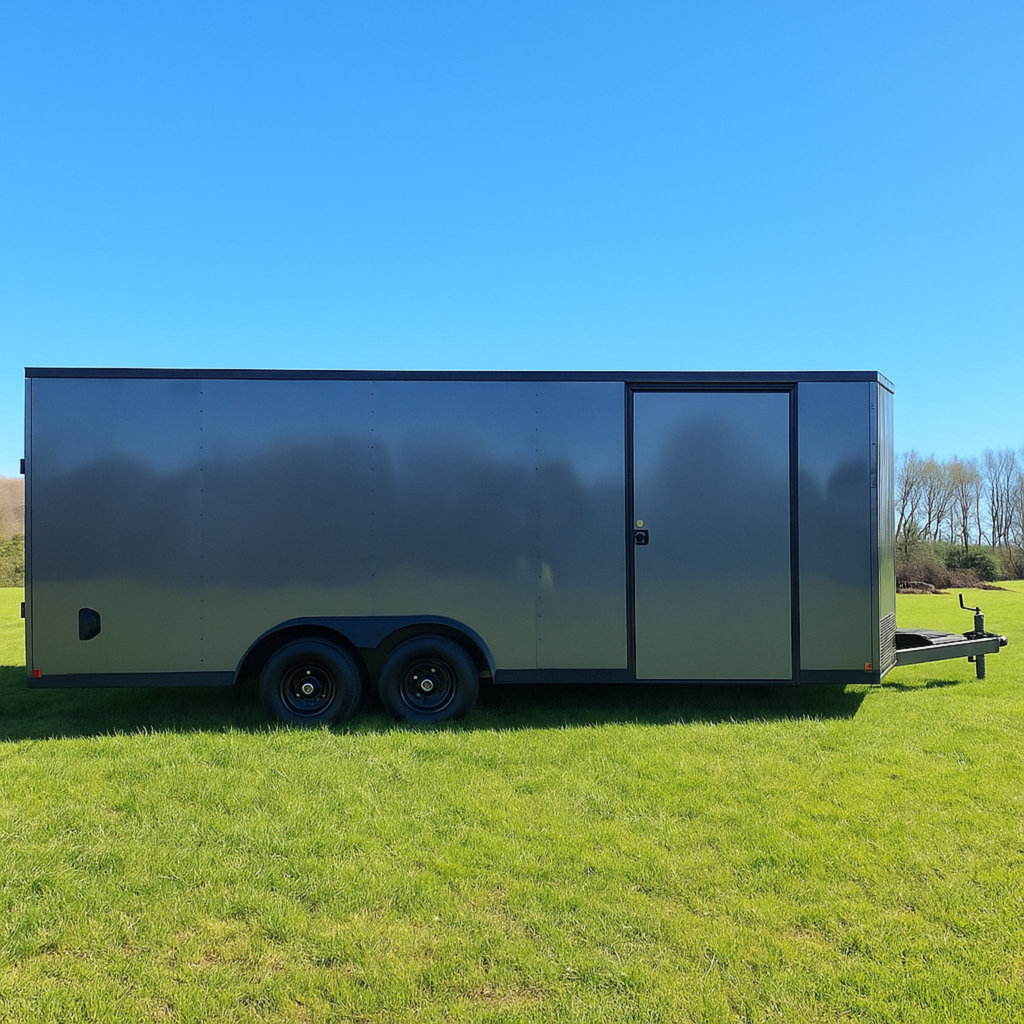 20' Enclosed SOLAR POWERED Offgrid Self-Sufficient Trailer - SOL-ARK 15K Version with 32K Lithium Battery