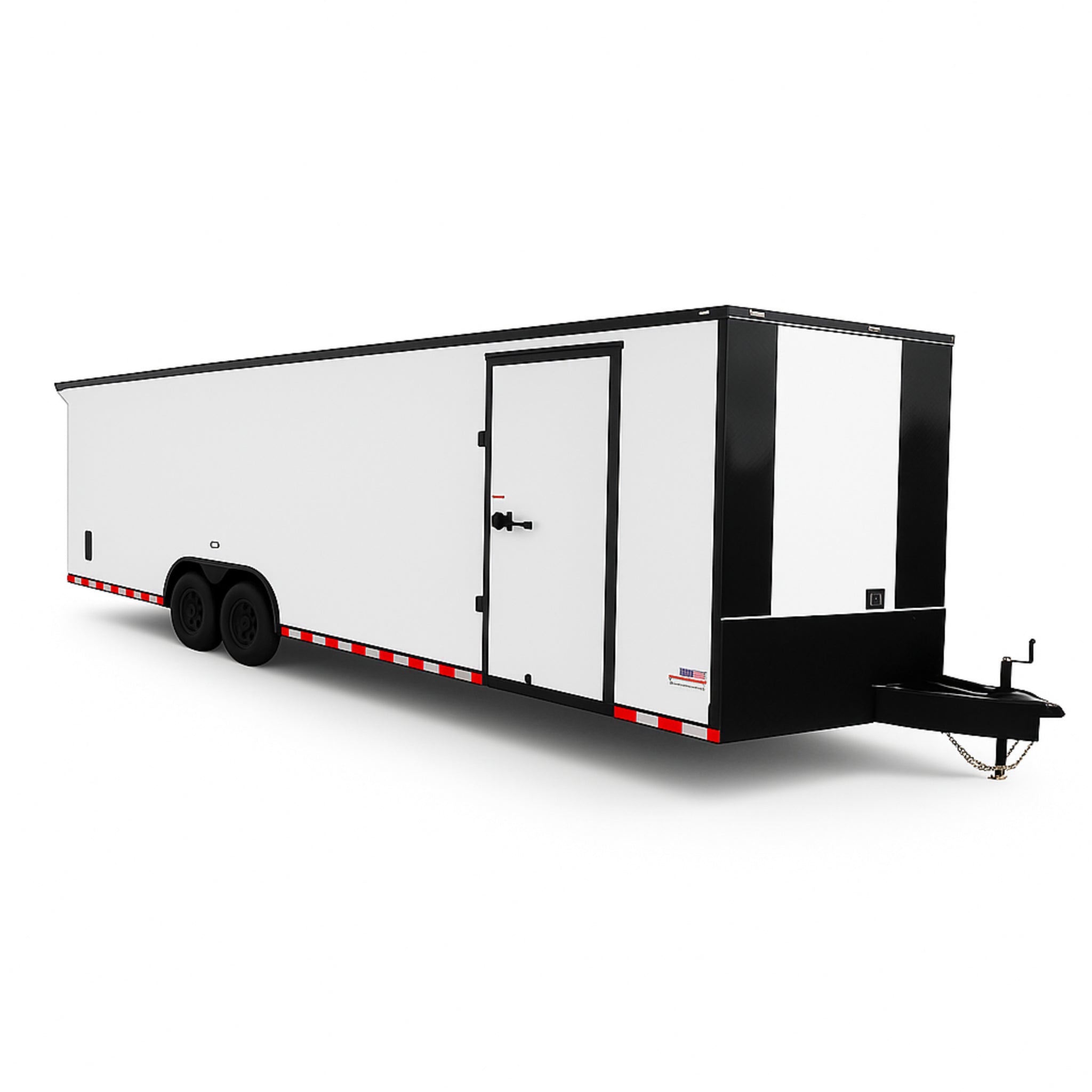 28' Enclosed SOLAR POWERED Offgrid Self-Sufficient Trailer - SOL-ARK 15K with OMO 32K Freedom Lithium Battery