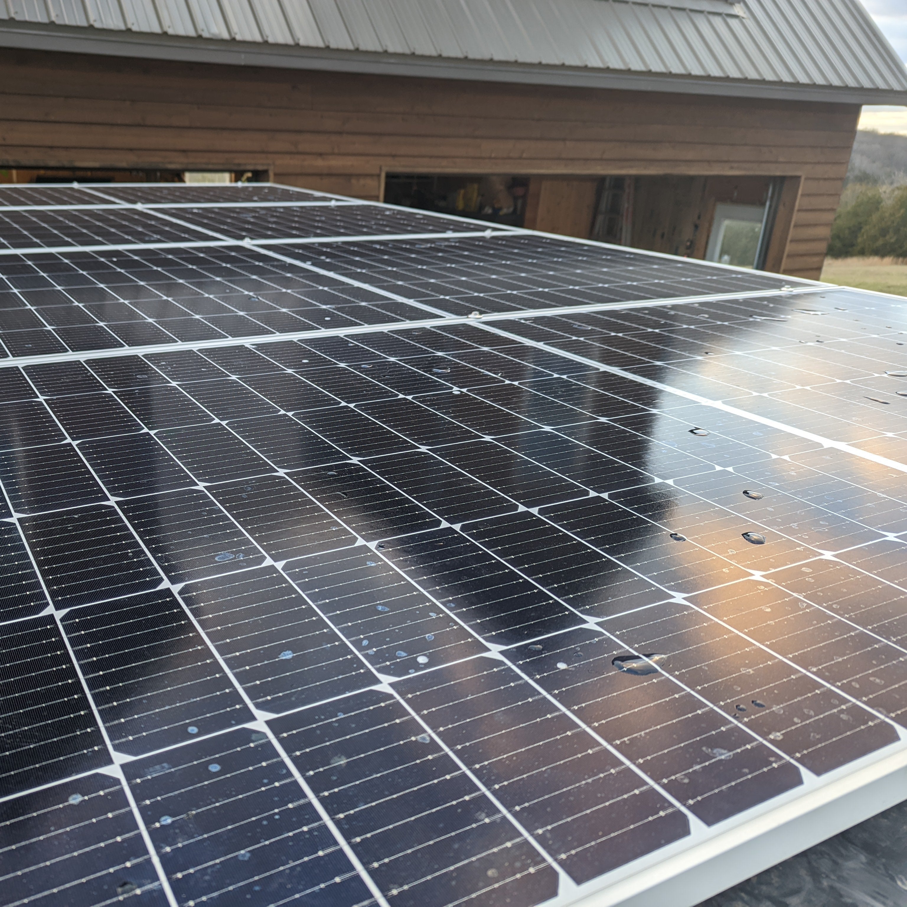 16' Expanded Model Enclosed SOLAR POWERED Offgrid Self-Sufficient Trailer - BASE MODEL w Expanded 10K Split Phase 120V/240V OMO E-Line Inverter + 10.24kWh OMO E-Line Lithium Battery