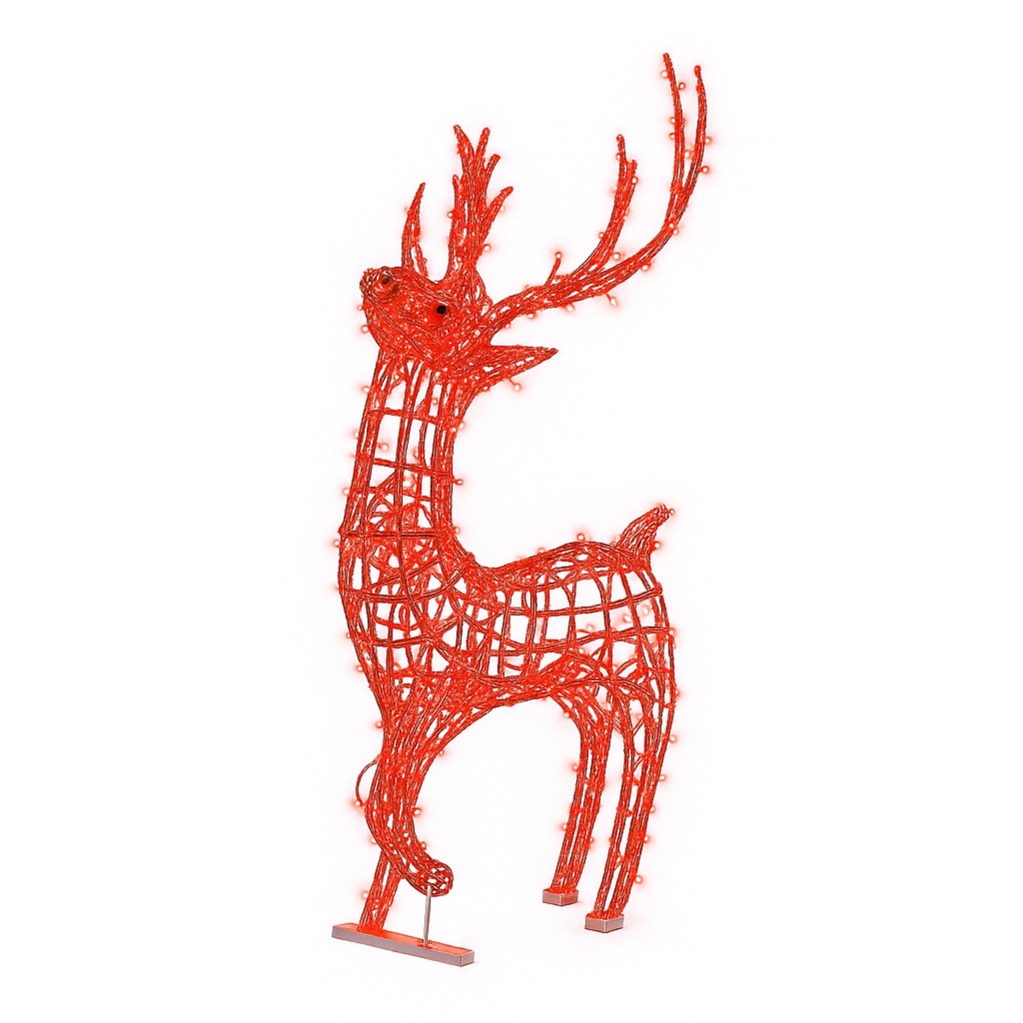 Giant Pre-Lit LED Reindeer
