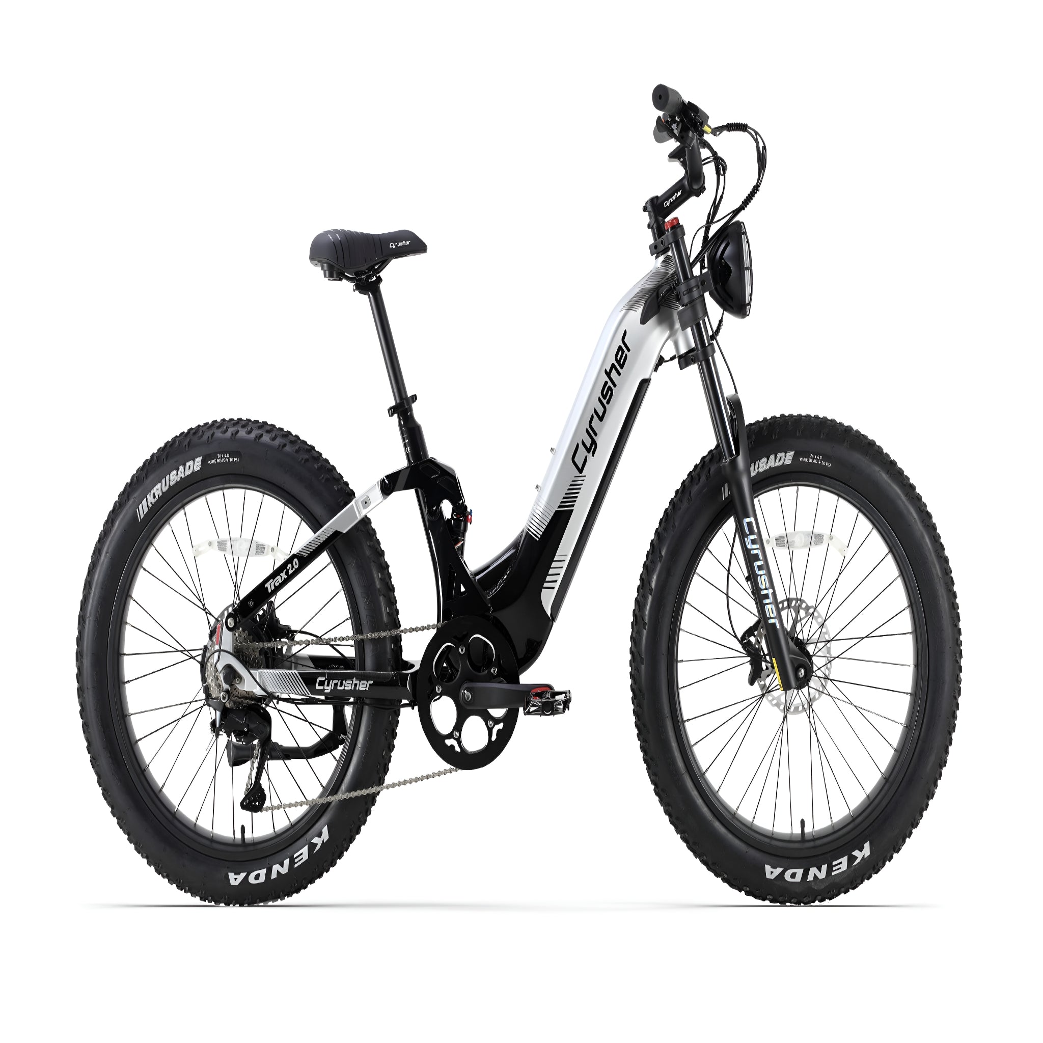 Cyrusher Trax 2.0 Step-Thru Full-Suspension E-Bike