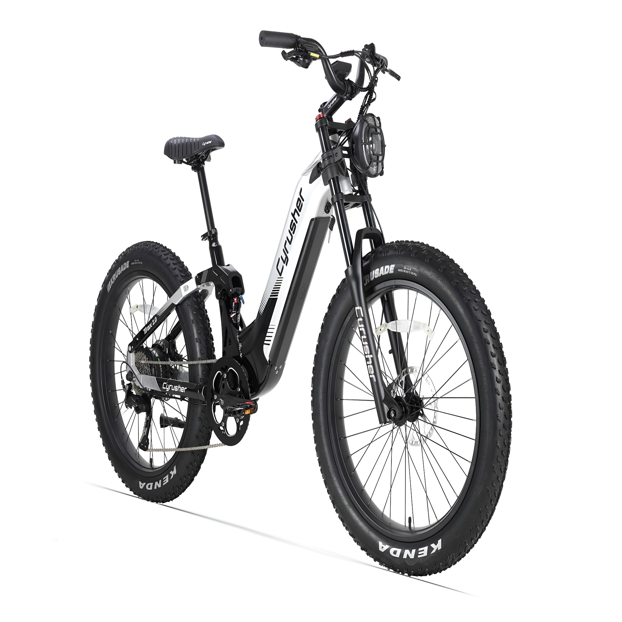 Cyrusher Trax 2.0 Step-Thru Full-Suspension E-Bike