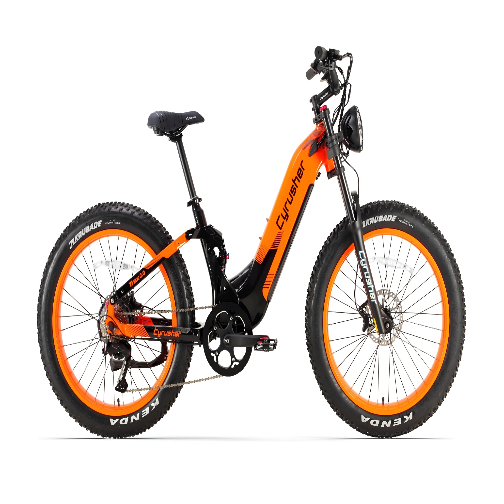 Cyrusher Trax 2.0 Step-Thru Full-Suspension E-Bike