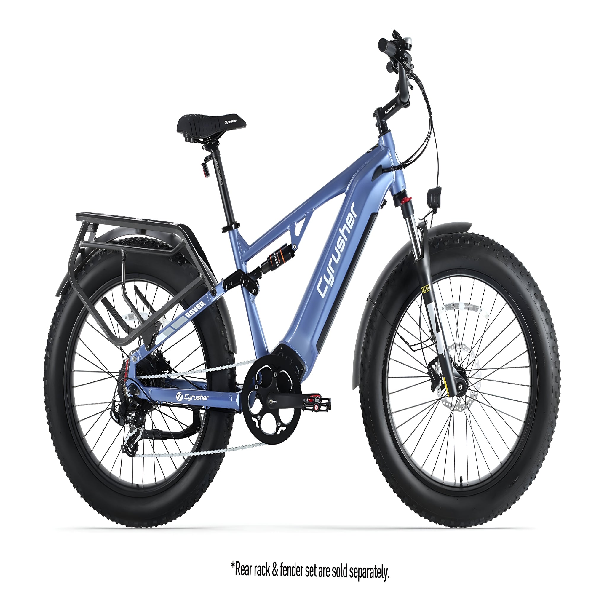 Cyrusher Rover Step-Over Full-Suspension E-Bike