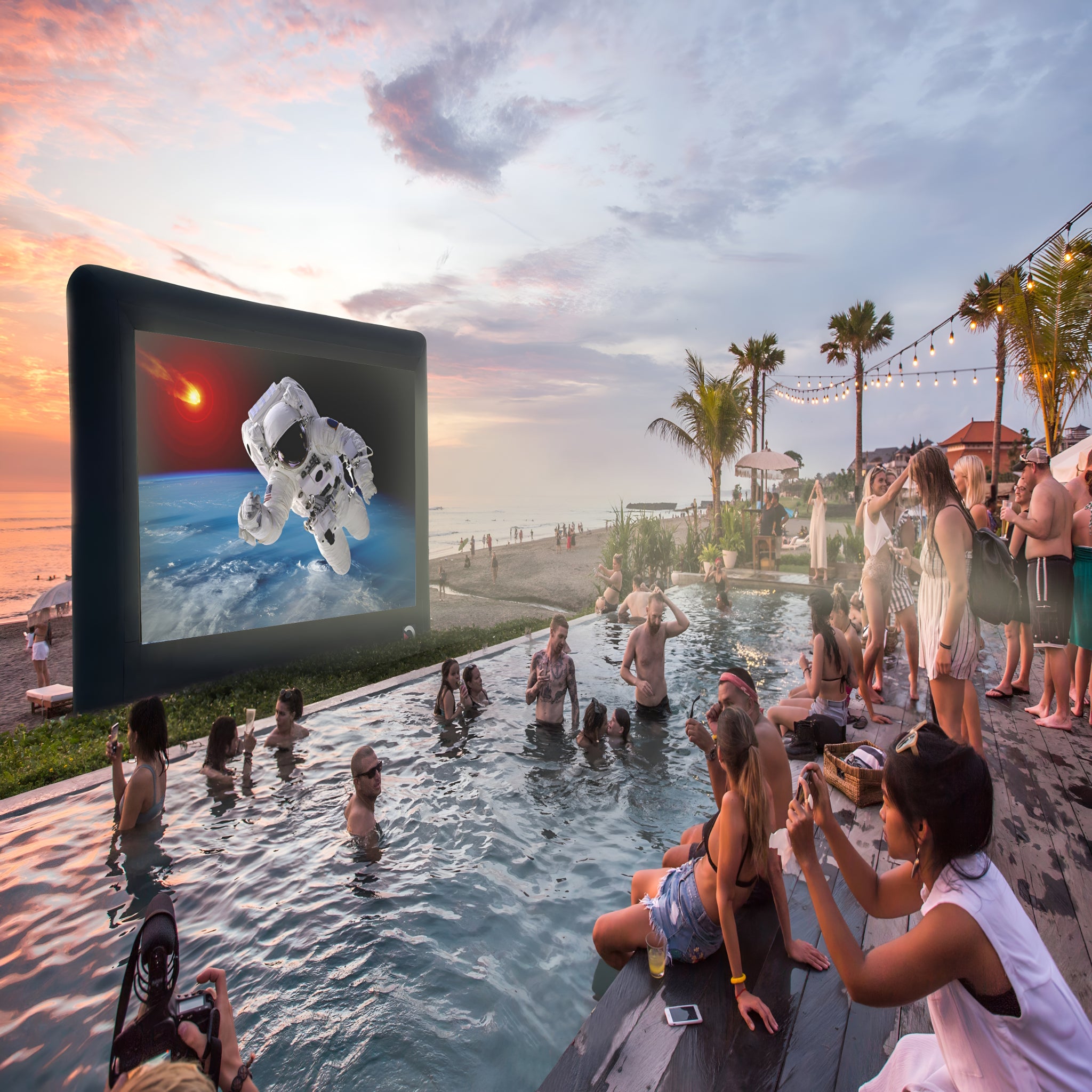 Elite Outdoor Movies 13' Home Outdoor Cinema System